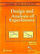 Design And Analysis Of Experiments 