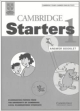 Cambridge Starters 1 Answer Booklet: Examination Papers from the University of Cambridge Local Examinations Syndicate (Cambridge Young Learners English Tests)