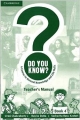 Do You Know? A Course in General Knowledge and Life Skills, Teachers Manual 4