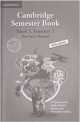 Cambridge Semester Book: Book 5, Semester 2 Teachers Manual