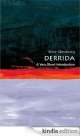 DERRIDA: A VERY SHORT INTRODUCTION,