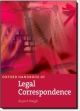 OXFORD HANDBOOK OF LEGAL CORRESPONDENCE