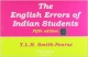 English Errors of Indian Students