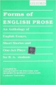 FORMS OF ENGLISH PROSE