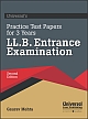 Practice Test Papers for 3 years LL.B. Entrance Examination