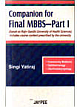 Companion for Final MBBS-Part I 1/e Edition 