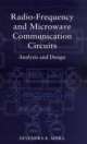 Radio Frequency and Microwave Communication Circuits :Analysis and Design