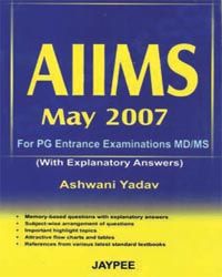 AIIMS May 2007 For PG Entrance Md/Ms, 2007